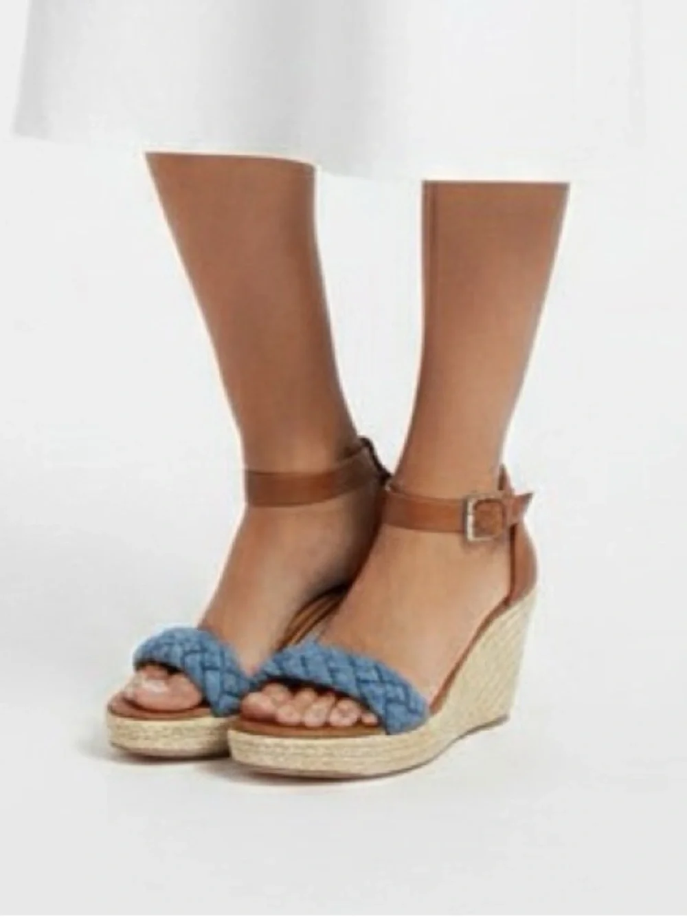 NWOB | DV Dolce Vita | Decatur Espadrille Wedge Sandals | Brown/Blue | Various